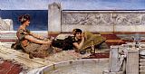 Sir Lawrence Alma-tadema Famous Paintings - Love's Votaries